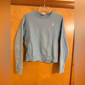 Champion Women's Blue Reverse Weave Sweatshirt